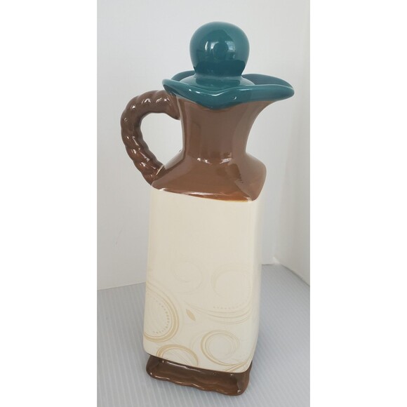 Tastefully Simple Decanter Pitcher Ceramic Stoneware Host Collection Dispenser - Picture 4 of 8